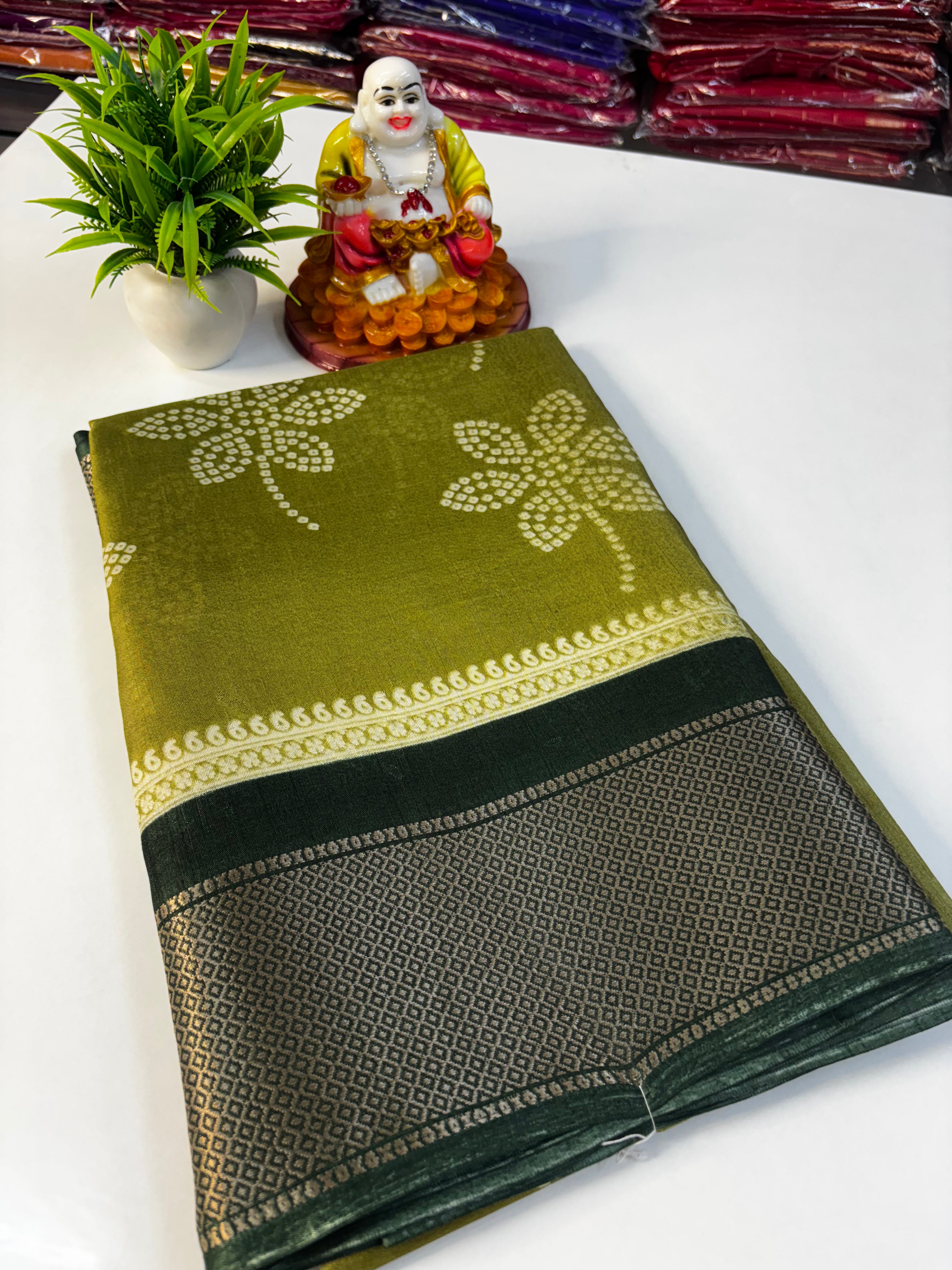 🌸 Beautiful Dola Silk Saree – By Padmavathi Silks and Sarees 🌸