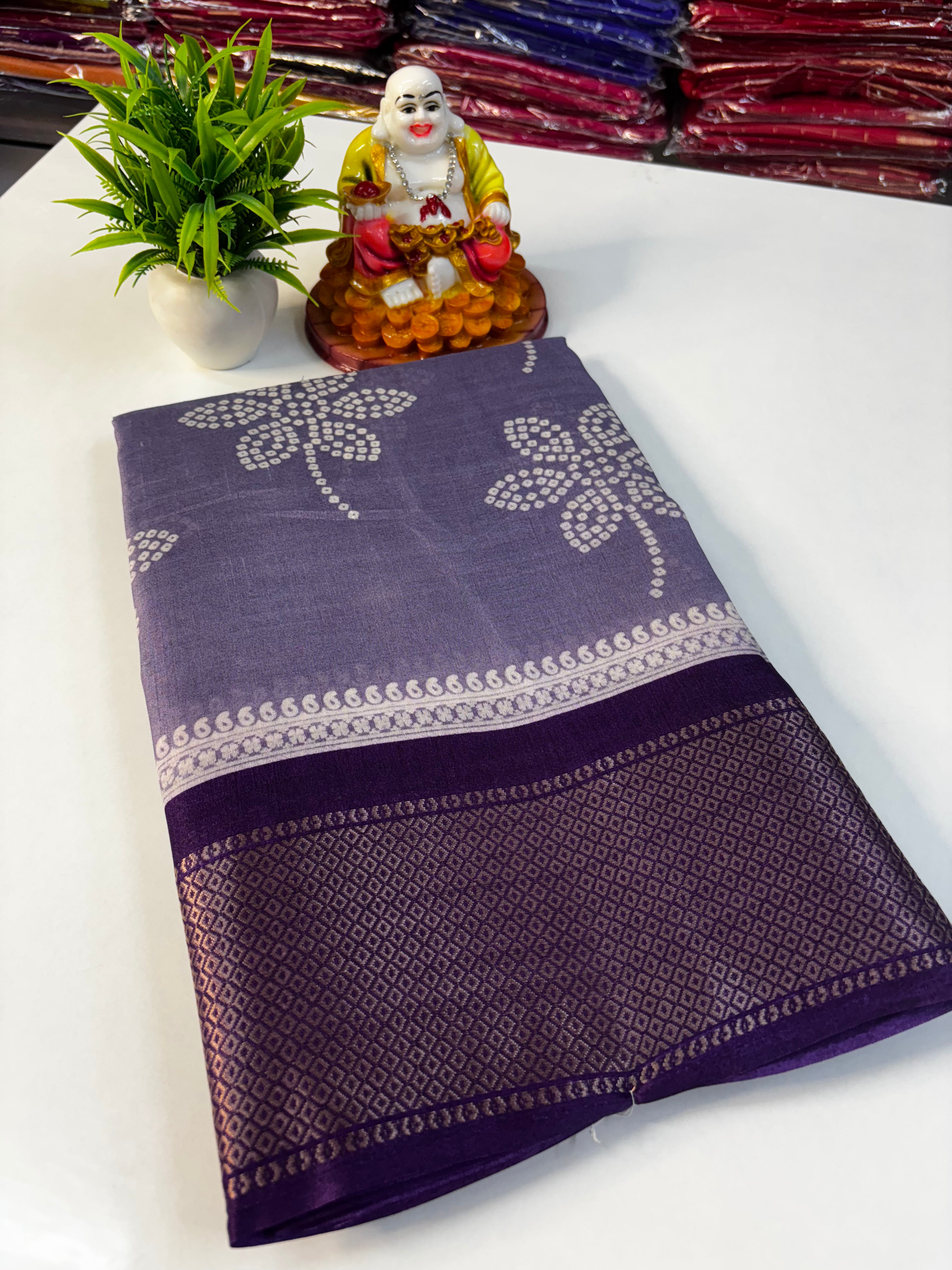 🌸 Beautiful Dola Silk Saree – By Padmavathi Silks and Sarees 🌸