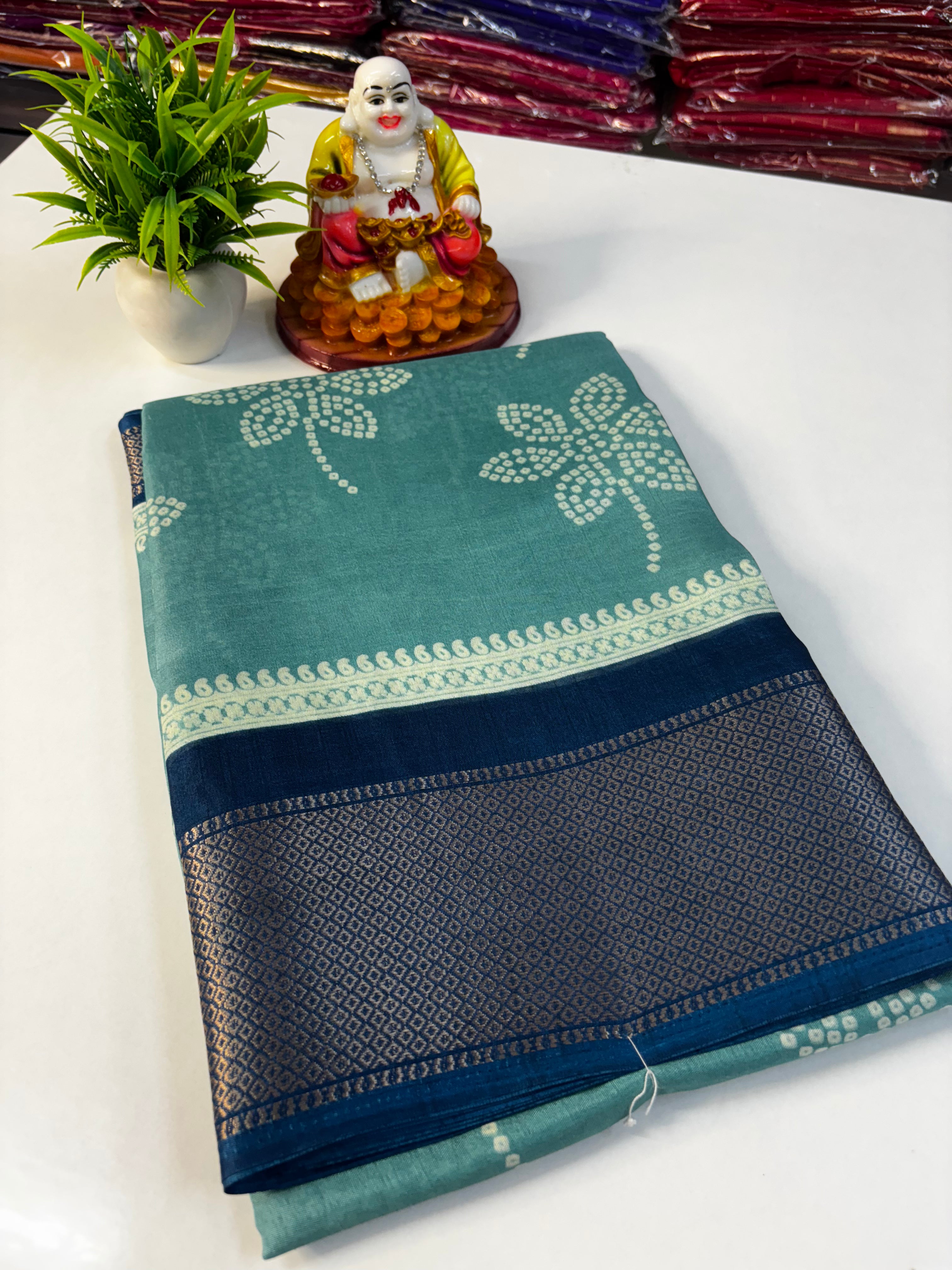 🌸 Beautiful Dola Silk Saree – By Padmavathi Silks and Sarees 🌸