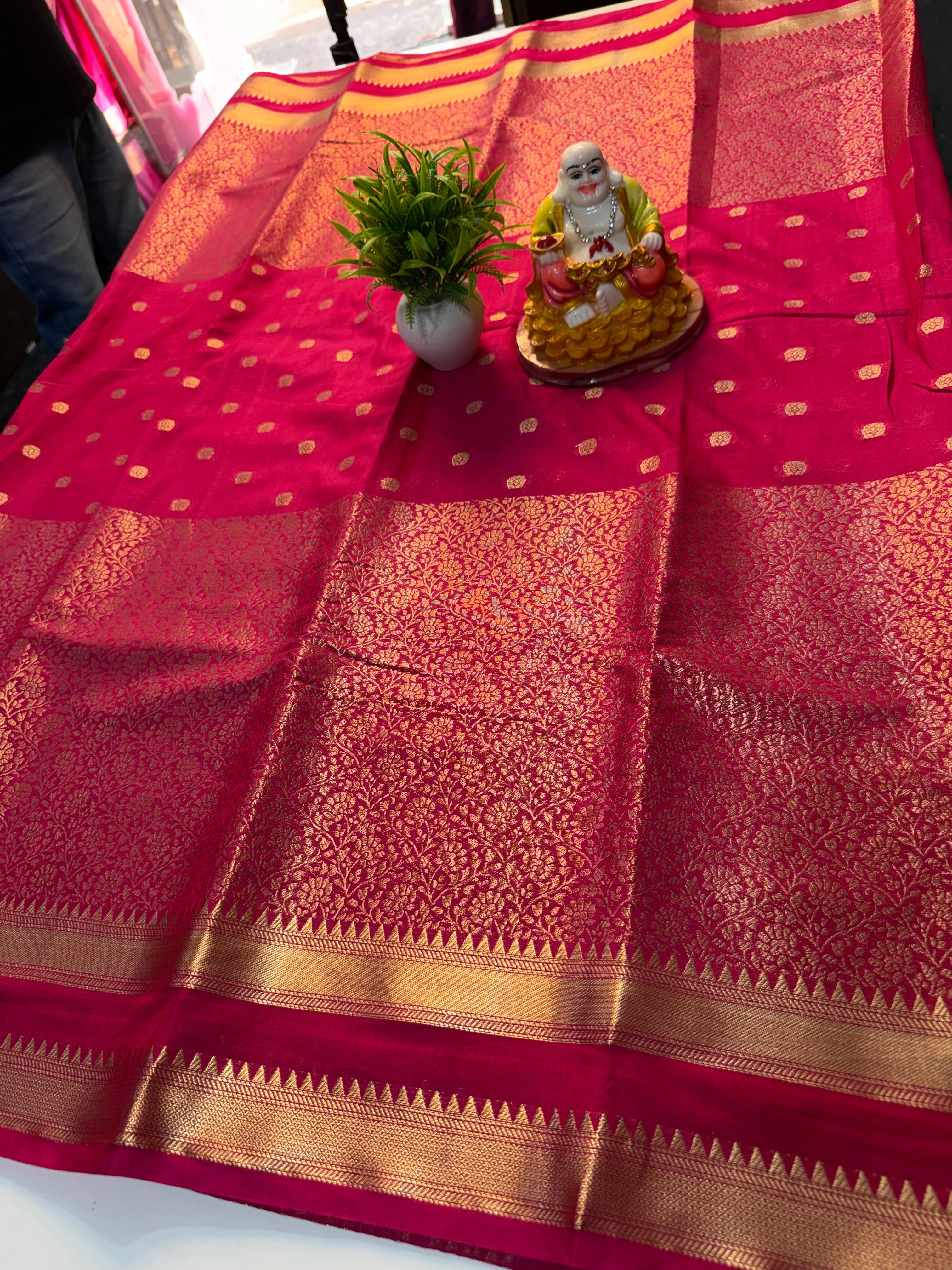 Georgette Saree with Elegant Brocade Design | Padmavathi Silks and Sarees…