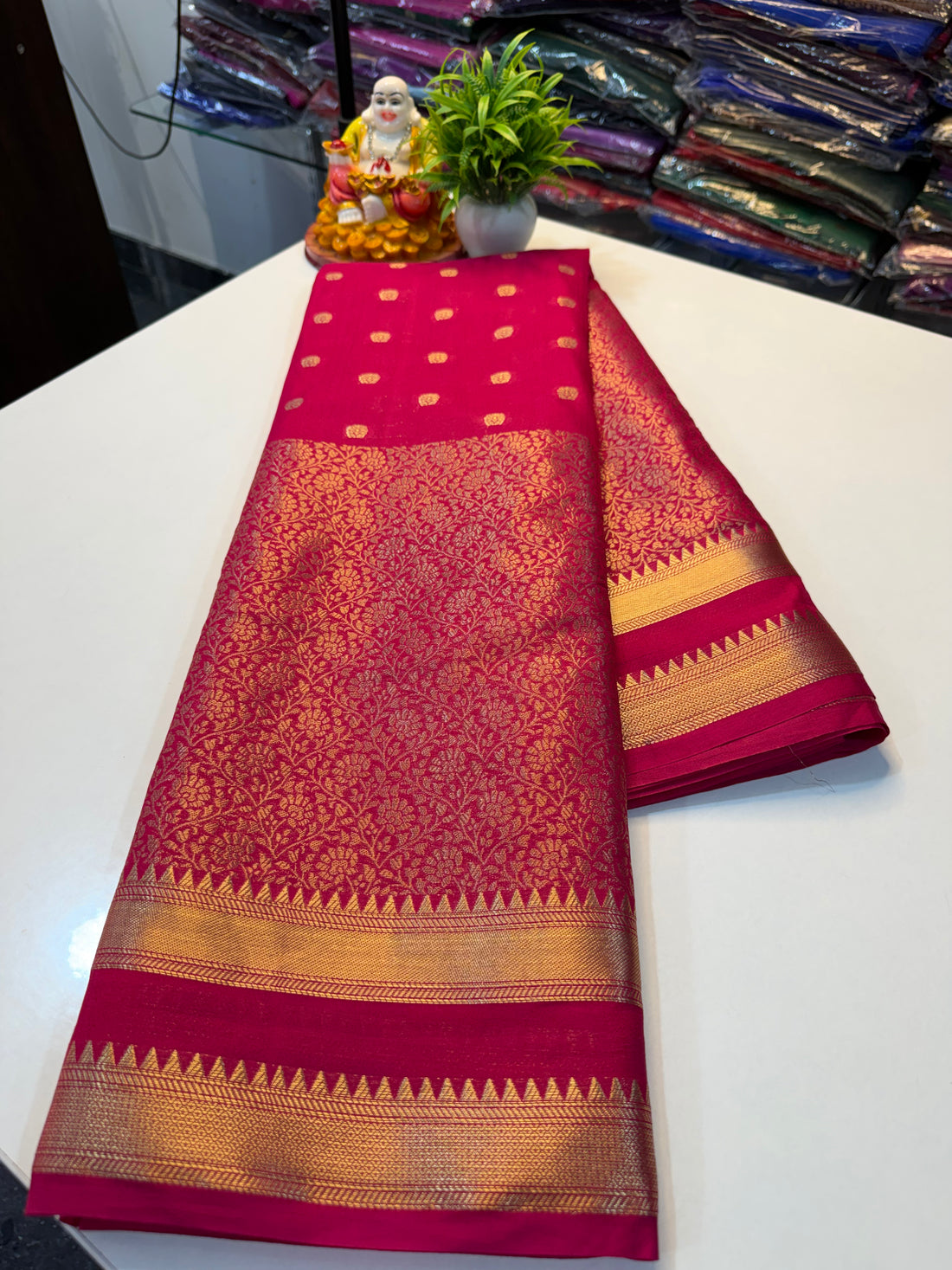 Georgette Saree with Elegant Brocade Design | Padmavathi Silks and Sarees…
