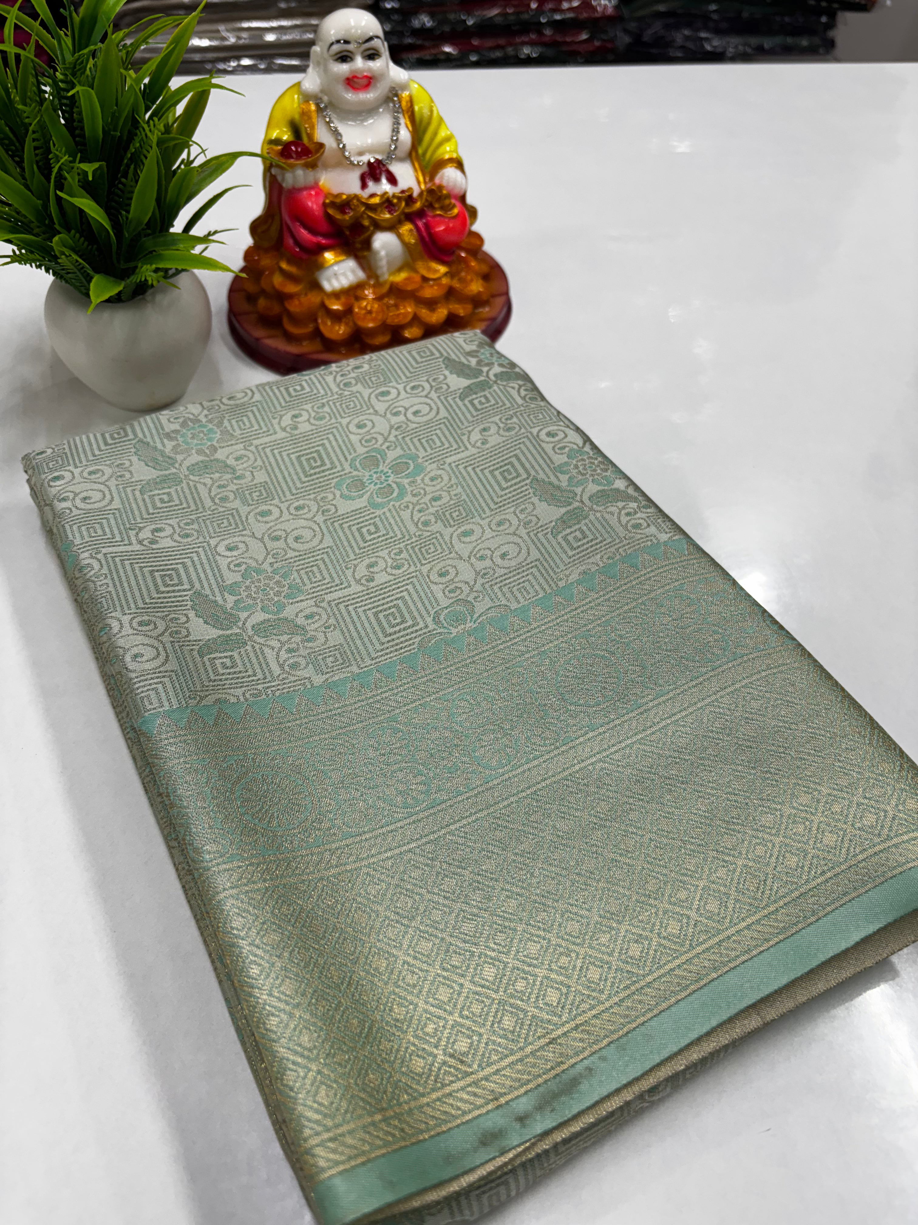 Premium Satin Saree – Elegant Shine &amp; Grace ✨