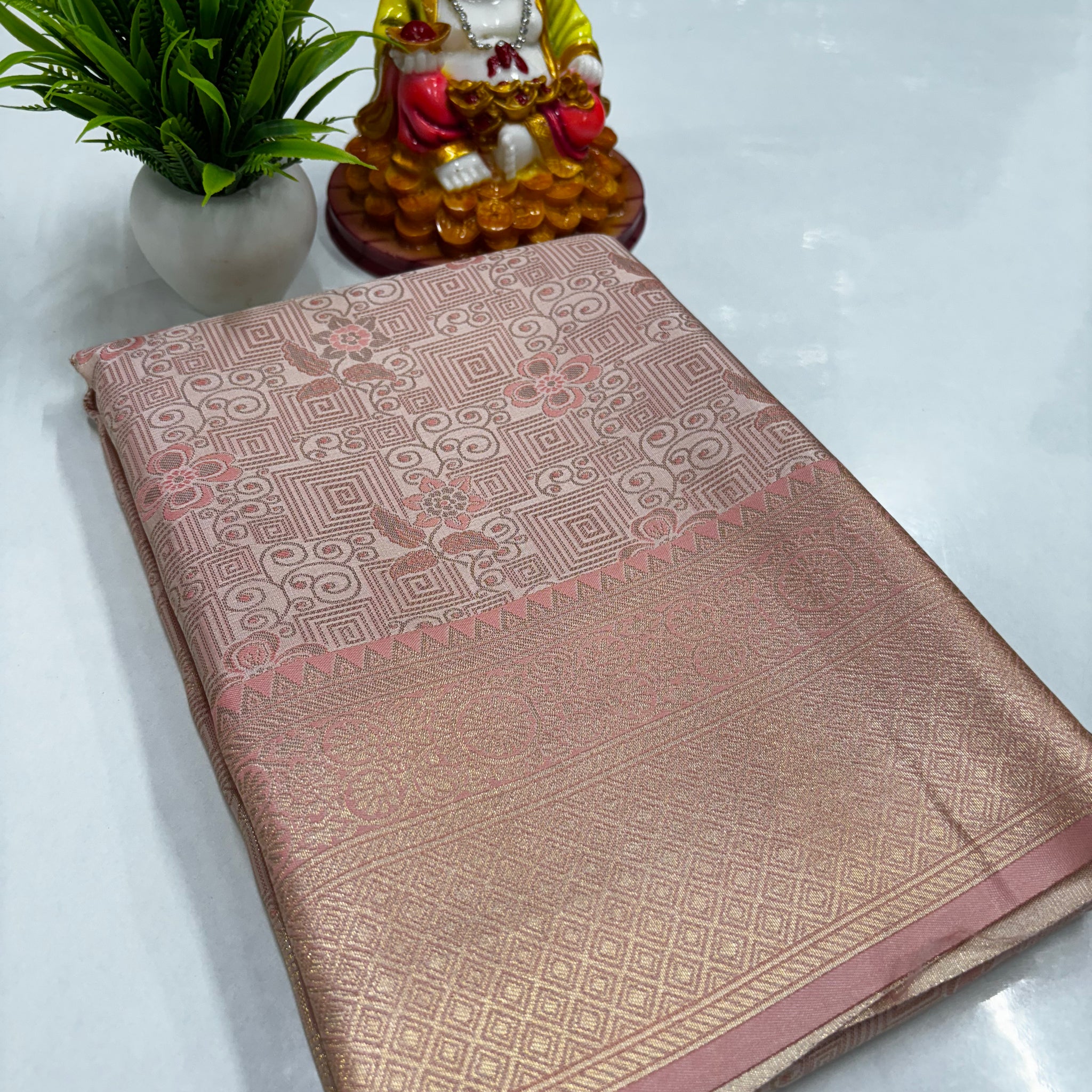 Premium Satin Saree – Elegant Shine &amp; Grace ✨