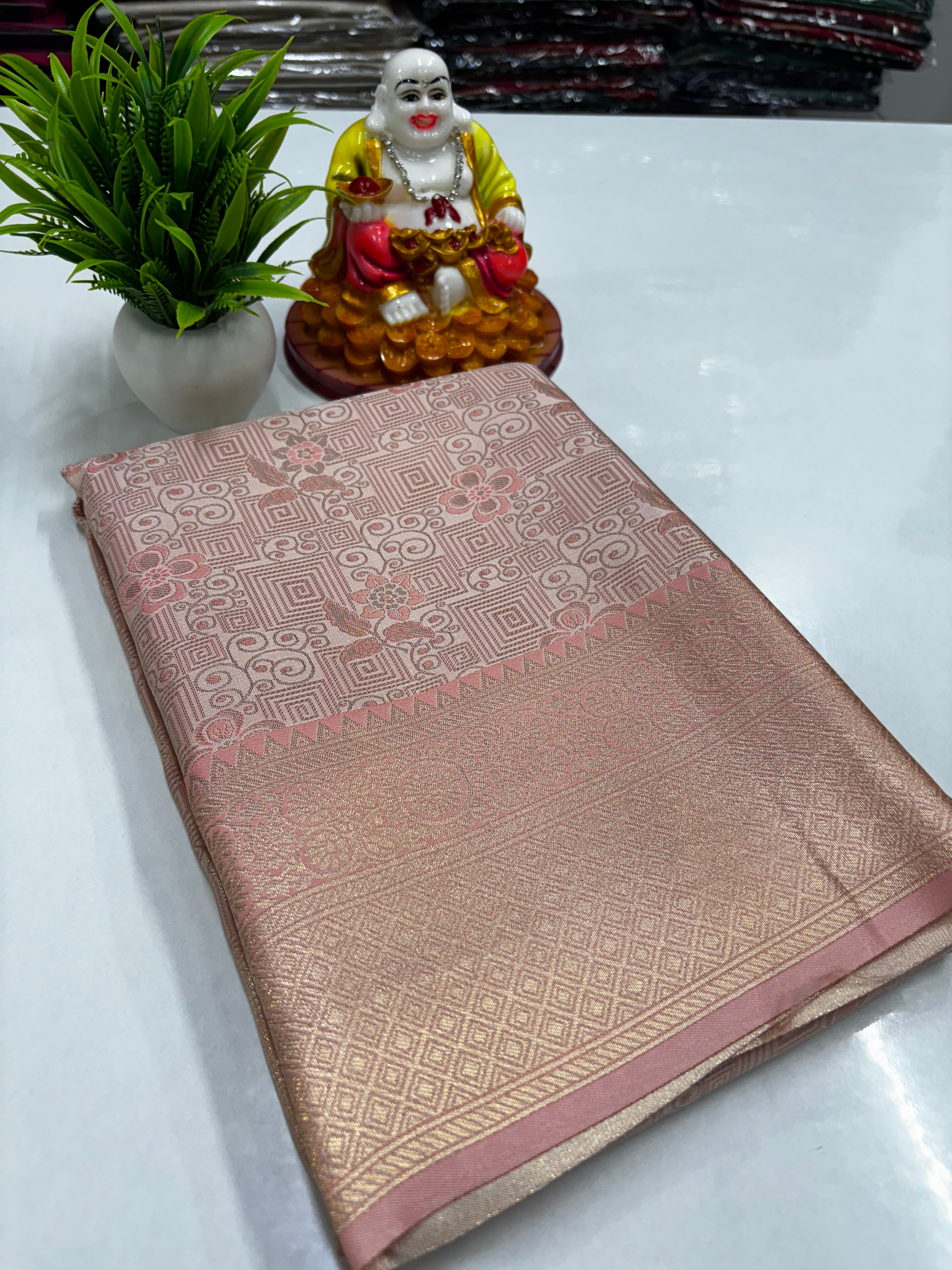 Premium Satin Saree – Elegant Shine &amp; Grace ✨