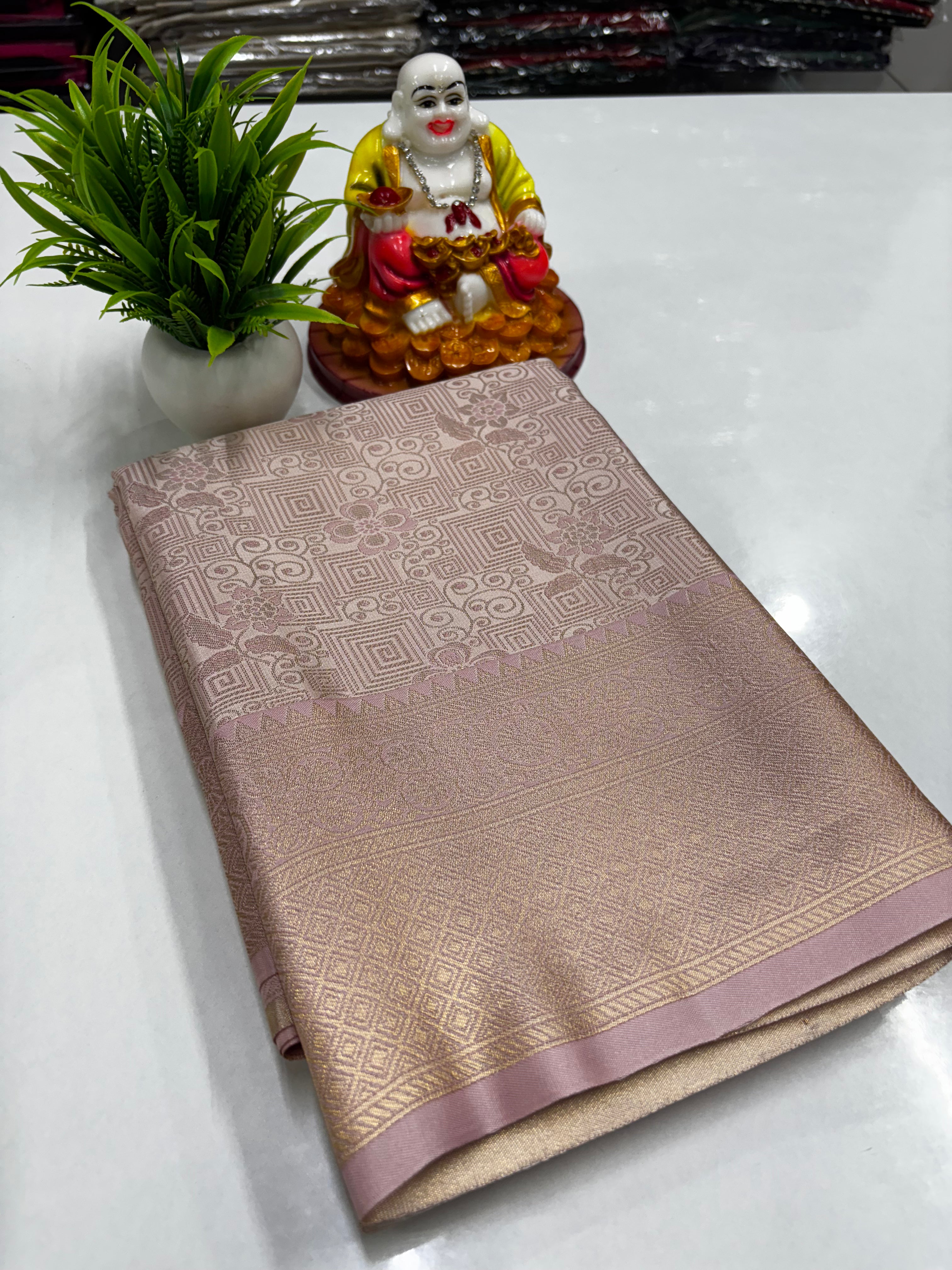 Premium Satin Saree – Elegant Shine &amp; Grace ✨