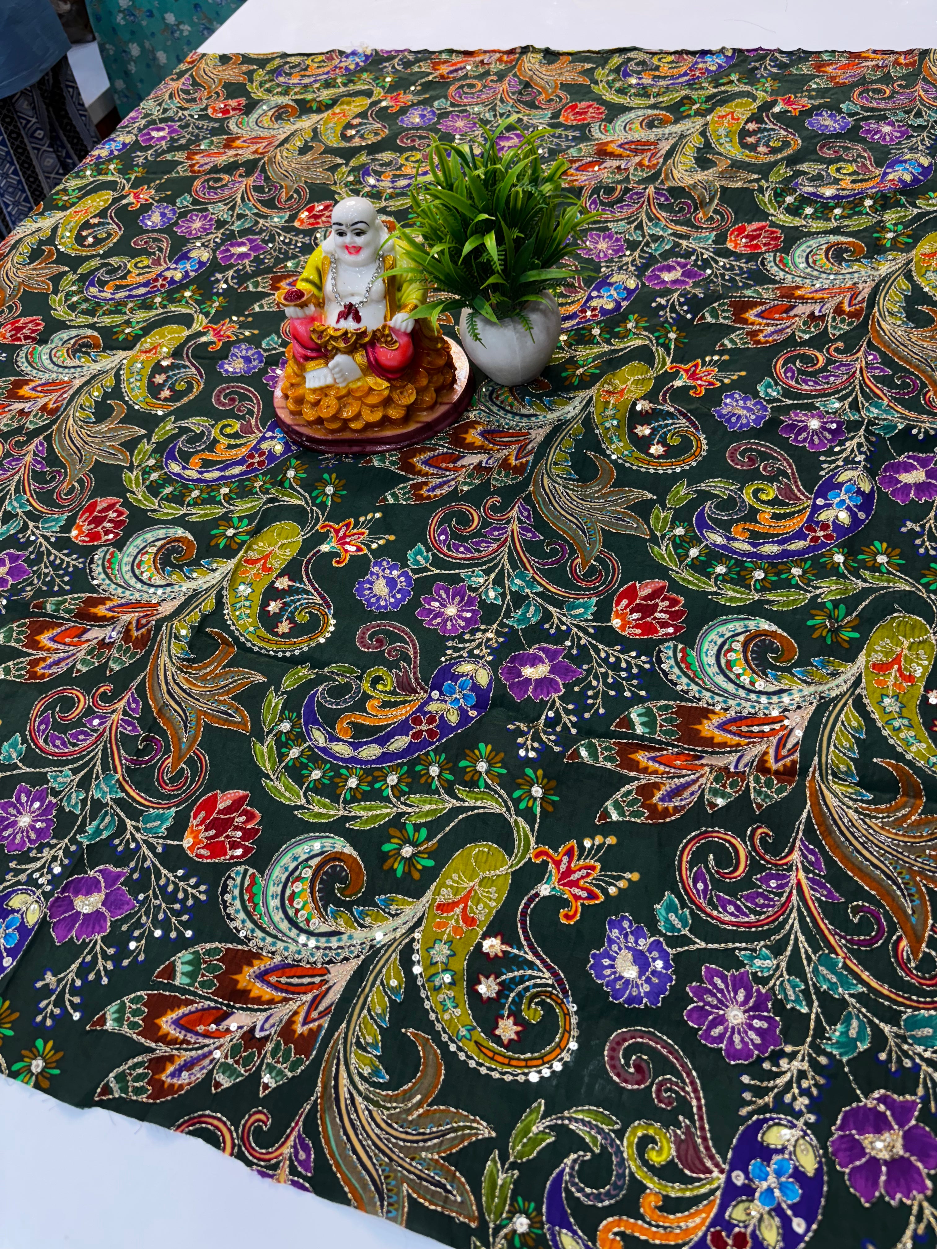 Premium Kalamkari Crepe Silk Blouse
