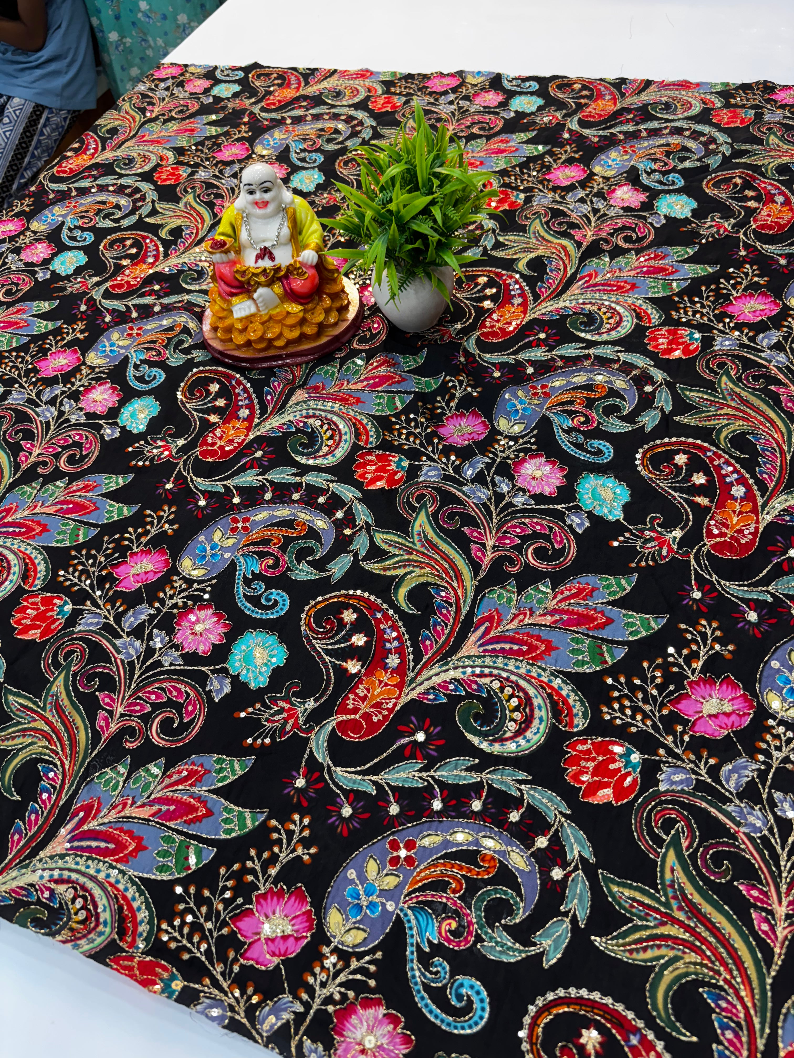 Premium Kalamkari Crepe Silk Blouse